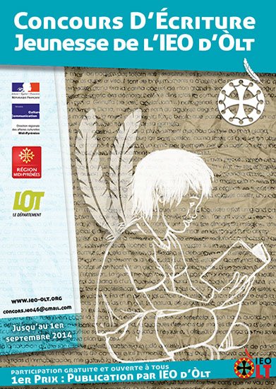 affiche, flyer et logo Concours d'écriture occitane du lot 46